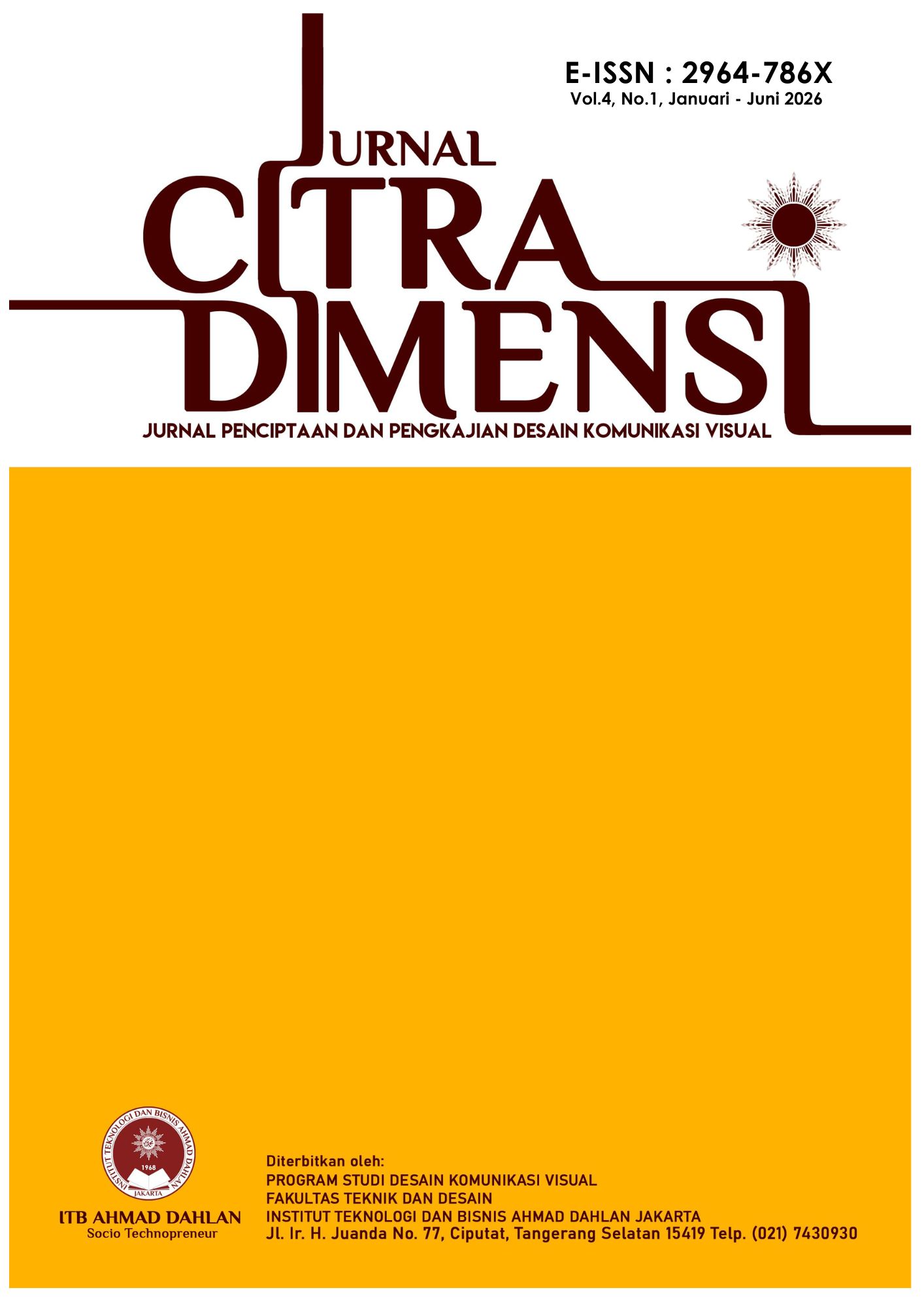 					View Vol. 4 No. 1 (2026): CITRA DIMENSI
				
